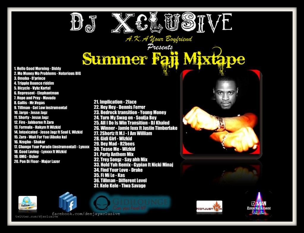 Summer Faji Mixtape Back Cover 1024x787 DJ XCLUSIVE PRESENTS: SUMMER FAJI MIXTAPE